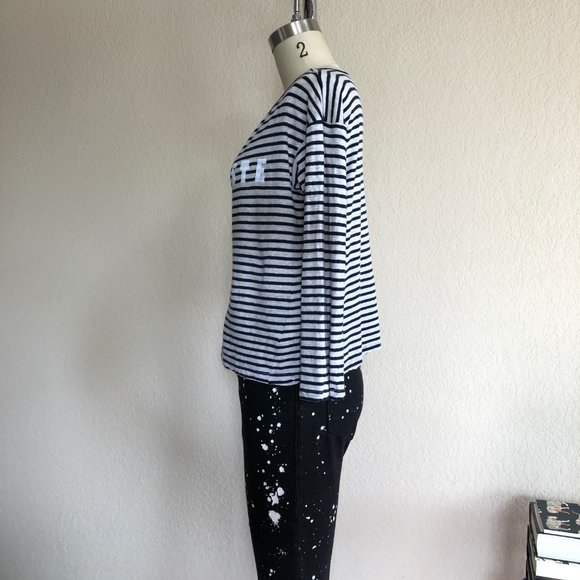 REVOLVE KAIN Label Sabine Striped Feministe Tee Shirt - Picture 2 of 5